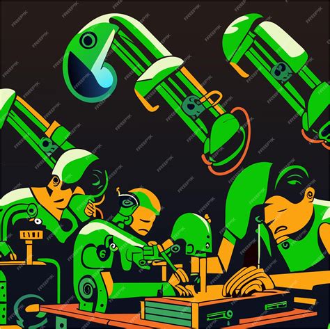 Premium Vector | Embracing the future's beauty handdrawn humans and
