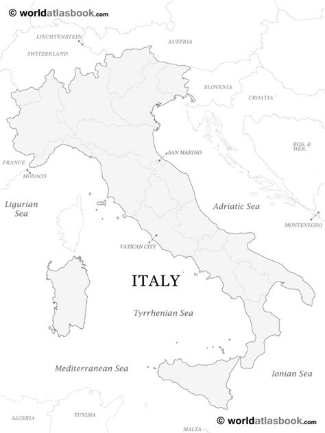 Printable Map Of Italy For Kids - Printable Maps