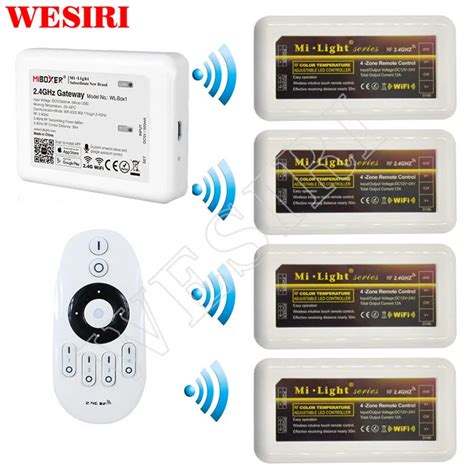 Milight G Zone Wifi Led Controller Ibox Rf Touch Remote Cct Dual