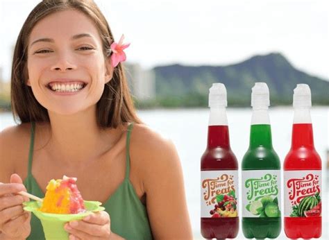 Taste The Sweetness Of Hawaiian Shaved Ice Syrup