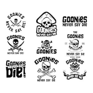 Goonies Never Say Die Svg Png, Goonies Inspired Svg, Goonies Png Svg ...