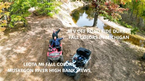 Leota Michigan Car Camping And Gorgeous Fall Color ATV Ride Off Road