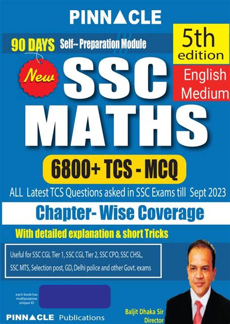 Ssc Maths 6800 Tcs Mcq Chapter Wise With Detailed Explanation 5th