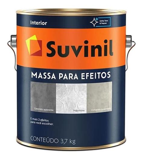 Massa Para Efeitos Parede Suvinil Cor Elefante Tinta Efeito Para