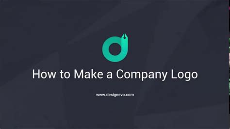 DesignEvo 2 5 Tutorial How To Make A Company Logo YouTube