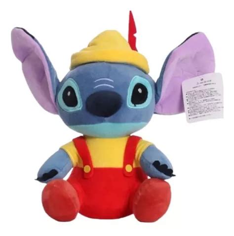 Pelúcia Stitch Pinóquio Disney 20cm Lilo Fantasia Angel Parcelamento