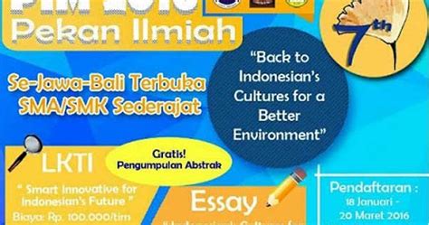 Beragam Lomba Di Pekan Ilmiah Pim Sma Negeri Taman Info