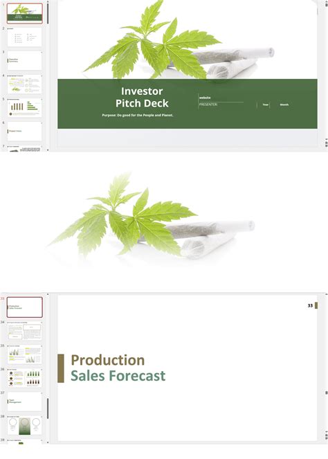 Cannabis And Hemp Flowers And Pre Rolls Manufacturing Wholesaleretail Investor Pitch Deck