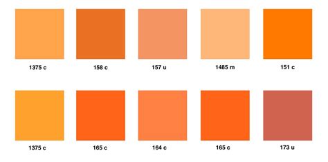 Tabela De Cor Laranja Revoeduca