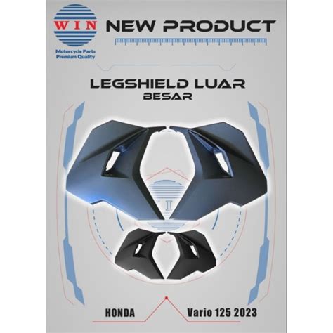 Jual Sayap Legshield Luar Honda Vario New Gen K V Hitam Biru