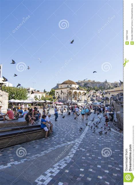 Monastiraki Square Athens Editorial Photography Image Of Mosque