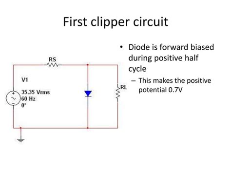 Diode Clipper And Clampers Lecture Ppt