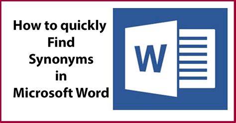 How To Enable And Disable Synonyms And Antonyms Option In 40 Off