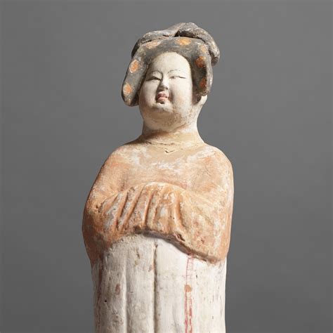 Tang Dynasty Standing Court Lady MutualArt