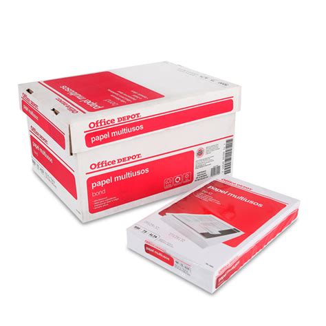 Caja De Papel Office Depot 6890 Oficio 5000 Hojas Blanco Office Depot