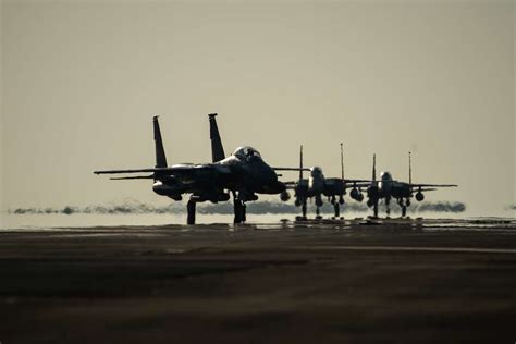 Three F 15E Strike Eagles From The 336th Fighter Squadron NARA