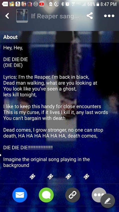 If Reaper Sang Bye Bye Bye From Nsync Wiki Playstation Friends Amino