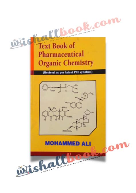 Textbook Of Pharmaceutical Organic Chemistry By Mohammad Ali