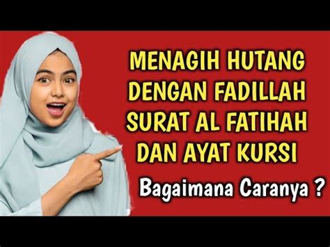 Doa Ini Bikin Gelisah Orang Yang Punya Utang Cara Ampuh Nagih Hutang