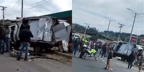 Accidente De Tránsito En Vía Bogotá Tunja Cierre Por Choque De Camiones