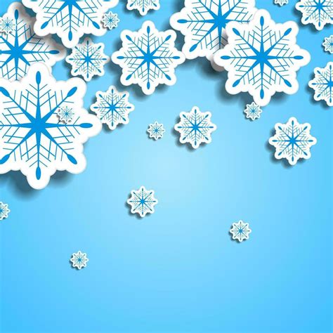 Blue and white Christmas snowflakes 26732022 Vector Art at Vecteezy