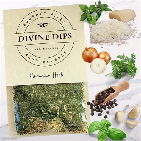 Parmesan Herb Seasoning Dip Mix Divine Dips