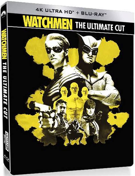 Watchmen - The Ultimate Cut (4K+2D Blu-ray SteelBook) (Zavvi Exclusive ...