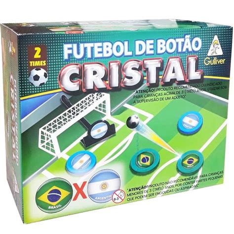 Futebol Botao Cristal 6 Selecoes America Gulliver Pontofrio