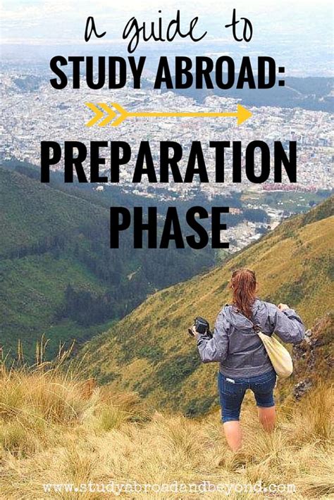 Study Abroad Guide Preparation Phase Study Abroad And Beyond