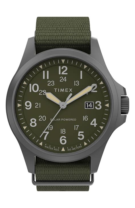 Timex® Expedition North Field Post Solar Webbing Strap Watch 41mm Nordstrom Timex