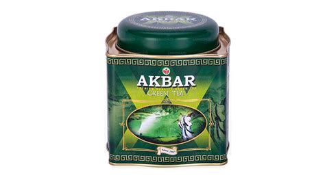 Akbar Classic Green Tea Leaf Tea 250g Tin Lakpura Llc