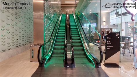 Schindler Escalators At Menara Tendean Jakarta Youtube