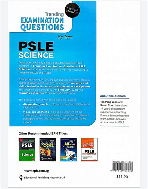 PDF Digital Soft Copy PSLE Science Trending Examination Questions By