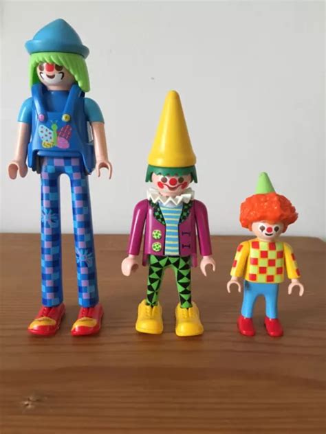 Playmobil Lot De Clowns Grand Moyen Petit Th Me Cirque F Tes Eur