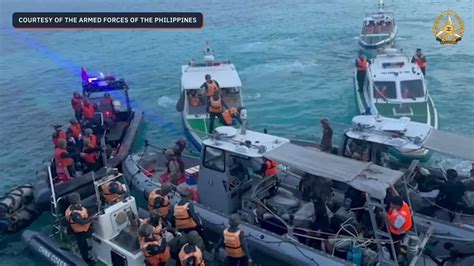 Philippine Coast Guard PCG Chinas Dangerous Maneuvers Led To 12 Hour