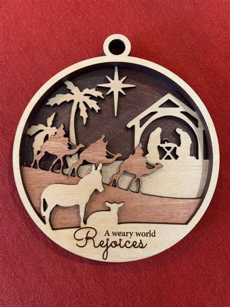 Nativity Ornament Etsy