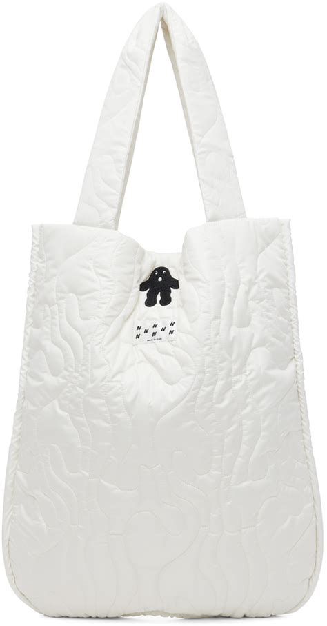 AVAVAV SSENSE Canada Exclusive White Old Lady Tote SSENSE