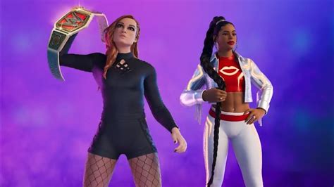 New Becky Lynch Bianca Belair Bundle Fortnite X Wwe Youtube