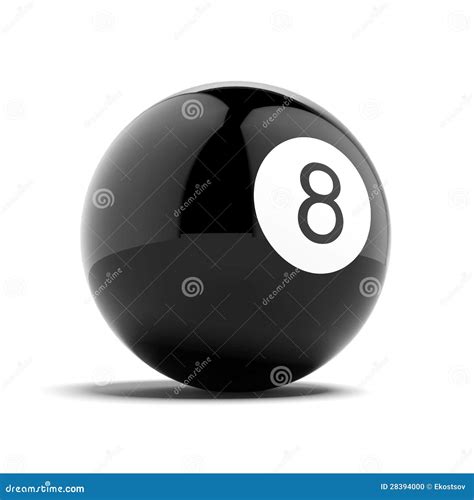 Billiard Eight Ball Stock Illustration Illustration Of White 28394000