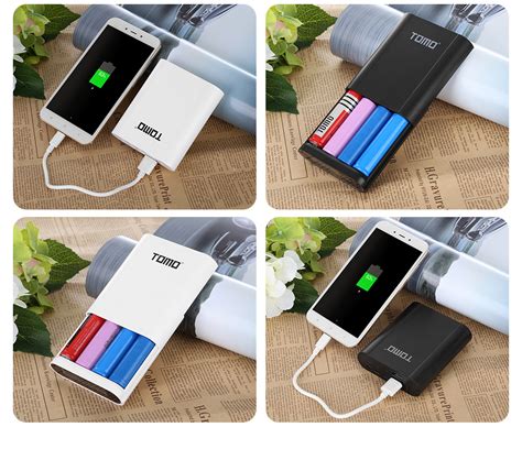 TOMO S4 DIY 4 X 18650 Li Ion Battery Smart Power Charger Yoibo