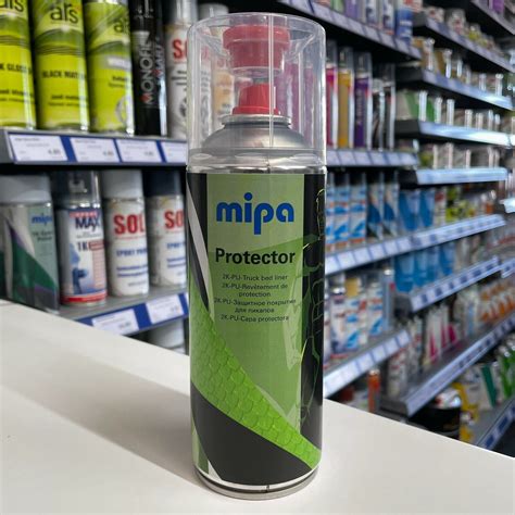 MIPA Protector 2K Spray Black Truck Bed Liner Coating Aerosol Not UPOL