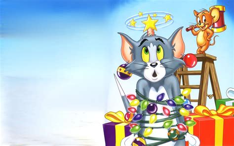 Tom And Jerry's Christmas-Paws For A Holiday-HD Wallpaper-2560x1600 ...