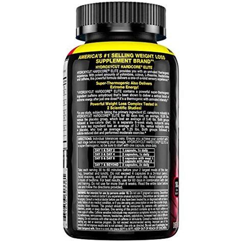 Hydroxycut Hardcore Elite Capsulas Muscletech Habana Suplementos