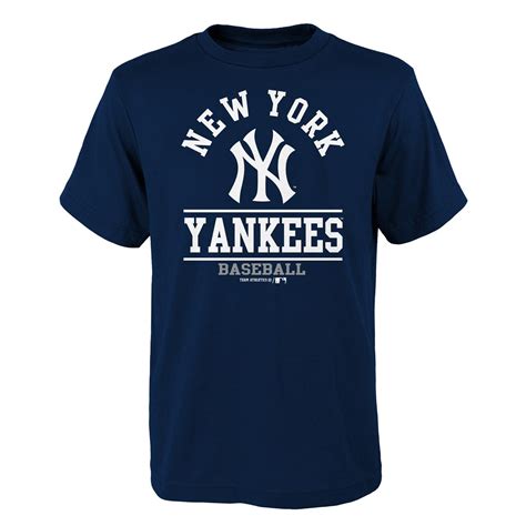 Youth Navy New York Yankees Arch T Shirt