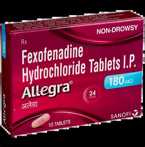 Allegra Mg Tablet View Uses Side Effects Price And Substitutes