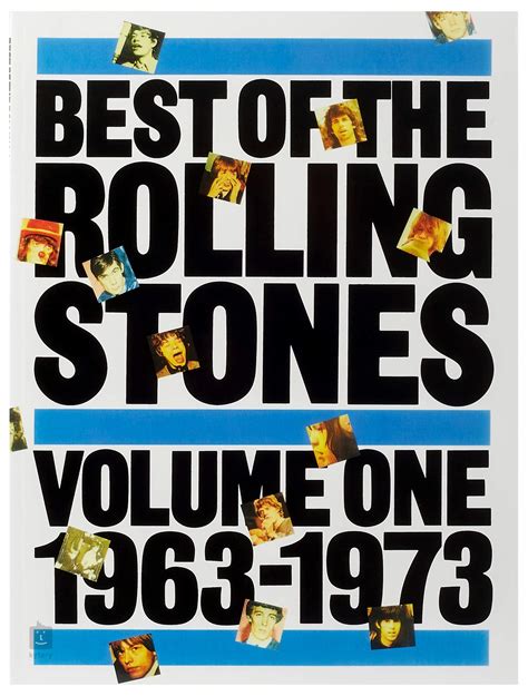 Ms Rolling Stones Best Of The Volume One 1963 1973 Songbook