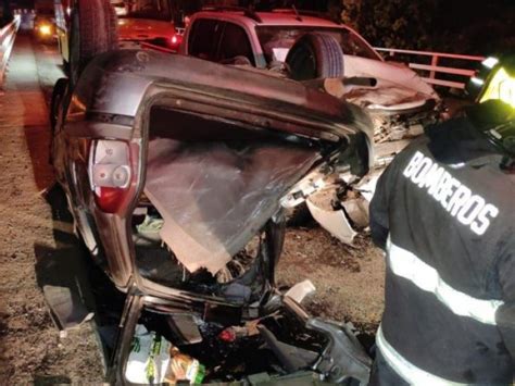 Un bebé fallecido y tres lesionados deja accidente vehicular en ruta