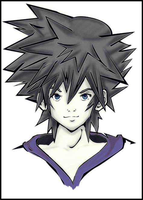 Kingdom Hearts Sora Portrait By Xsabrinaaa On Deviantart