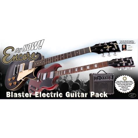 Encore E69 Electric Guitar Pack Cherry Red Trax Music Store