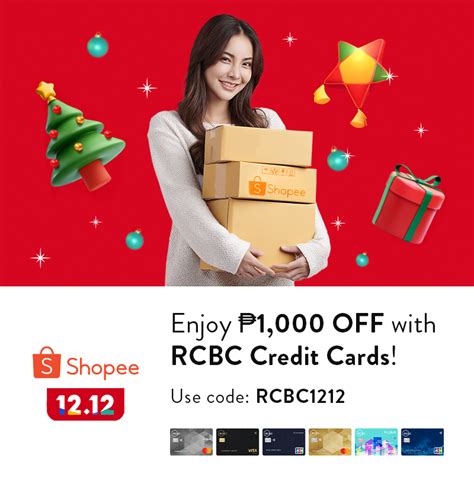 1 000 OFF At Shopee S 12 12 Mega Pamasko Sale RCBC Credit Cards